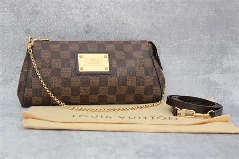 lv eva clutch damier ebene|louis vuitton Damier Ebene satchel.